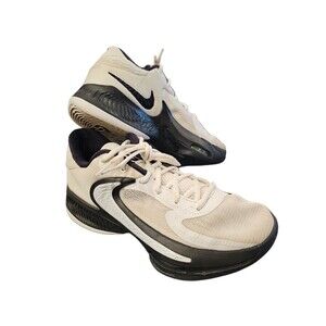 Nike Mens Size 7 Zoom Freak 4TB DO9679-100 White/Black Shoes Basketball